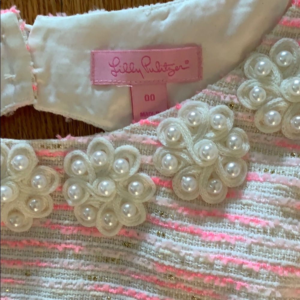 Lilly Pulitzer Dress with pearl neckline - Picture 2 of 5
